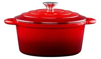 Obrázek produktu pro Alpina Kastrol litinový Ø24cm červený