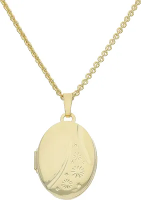 Produktbild von JuwelmaLux Anhänger Medaillon JL16-02-0716 Silber 925 Gold plattiert