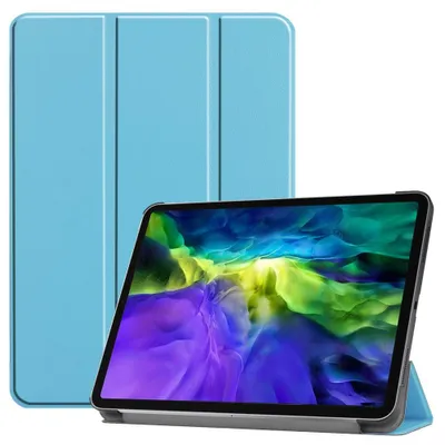 Produktbild von iPad Pro 11 Hülle - Tri-Fold Ständer Klapphülle mit Schlaf/Wach-Funktion - Hellblau