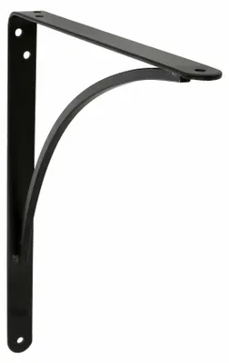 Produktbild von AMIG Fachbodentrager/Regaltrager aus Metall - schwarz lackiert - H150 x B125 mm - Bis zu 105 kg