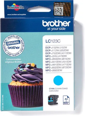 Produktbild von Brother LC123C Druckerpatrone 1 Stück(e) Original Cyan