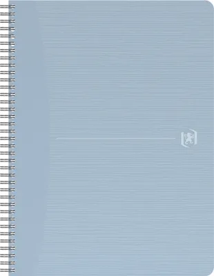 Obrázek produktu pro Oxford 400166085 My Rec'Up spirálový zápisník - A4, 90 listů, kostkovaný, blankytně modrý