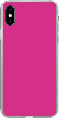 Produktbild von MuchoWow® Handyhülle Schutzhülle Hülle für Telefoonhoesje iPhone Xs Fuchsia - Neon - Farben Silikon Softcase Handy Hülle - Handytasche