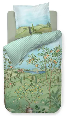 Produktbild von Pip Studio La Campagna Bettwäsche-Garnitur Farbe Green Größe 200x200+2x80x80 AL