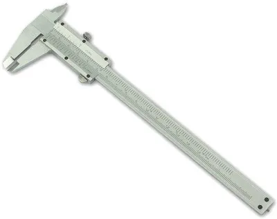 Zdjęcie produktu dla Ibenzoa® Suwmiarka ze stali nierdzewnej, 150 mm – profesjonalna suwmiarka z noniuszem o długości 120 mm i blokadą, przeznaczona do precyzyjnych pomiarów wewnętrznych