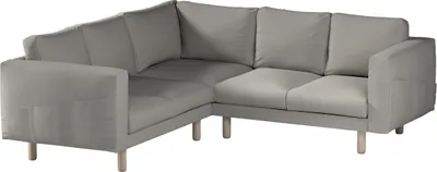 Produktbild von Dekoria Bezug für Norsborg 4-Sitzer Ecksofa, grau, Norsborg 4-Sitzer Ecksofabezug