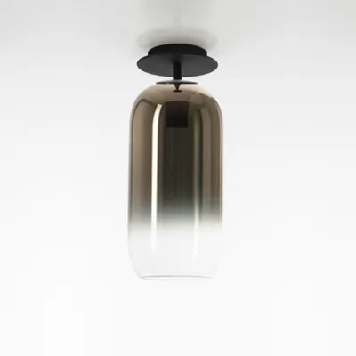 Produktbild von Artemide Gople Mini Deckenleuchte aus geblasenem Glas Braun