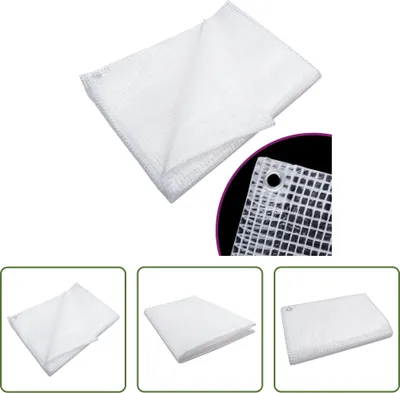 Produktbild von The Living Store Leno-Abdeckplane 140 g/m² 3x6 m Weiß