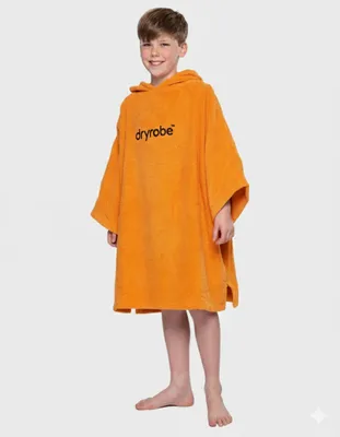 Produktbild von DRYROBE Handtuchmantel Bio KIDS Orange 5-9