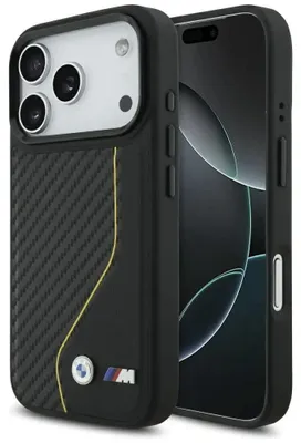Obrázok produktu pre Bmw M Carbon Line & Logo Magsafe Case pre Iphone 17 Pro - Yellow