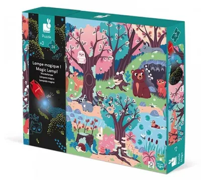 Image de Janod - puzzle magique Animaux nocturne