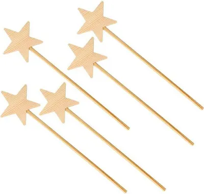 Immagine prodotto di 5 bacchette di legno da 23 cm