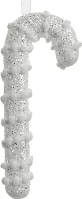 Zdjęcie produktu dla Clayre & Eef Ozdoba świąteczna laska cukrowa 17 cm biały plastik