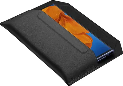 Produktbild von Huawei Mate Xs Envelope Leather Cover Black Neu