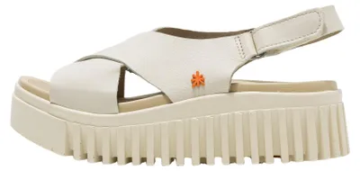 Image de Art Sandales à talons pour Femme 1574 NAPPA CREAM/BRIGHTON Couleur Beige