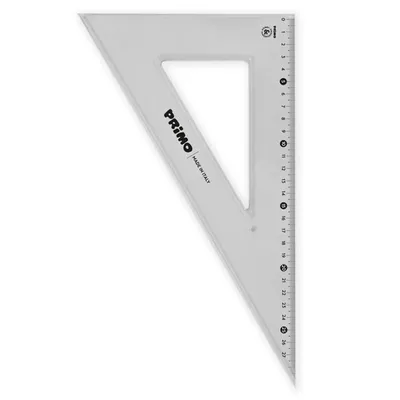 Produktbild von Primo 8256SQ60 Geodreieck & Winkelmesser