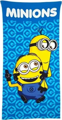 Produktbild von Die Minions Mikrofaser Strandtuch  Badetuch XL 70x140 cm