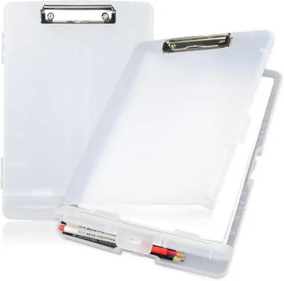 Obrázok produktu pre Klipboard A4, úložný priestor, 35.8 × 24 × 2.8 cm, pre 50 listov, pre školu a prácu