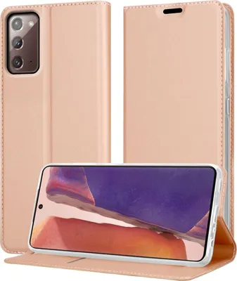 Image de Cadorabo Housse pour Samsung Galaxy NOTE 20 Housse en rose Cover Etui Book Case Booklet