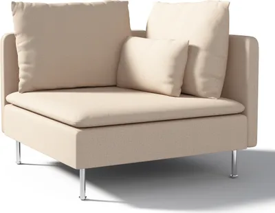 Produktbild von Dekoria Bezug für Söderhamn Eckelement, beige, Bezug für Eckelement