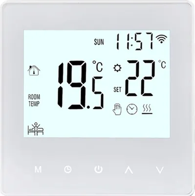 Zdjęcie produktu dla Inteligentny termostat WiFi Tuya 3A Cyfrowy programowalny wyświetlacz LCD Regulator temperatury ogrzewania podłogowego Cyfrowy inteligentny termostat ścienny dla