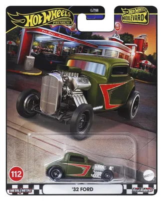 Image de Hot Wheels Boulevard JFM94, Voiture, 3 ans, Plastique, Métal, Vert, Rouge