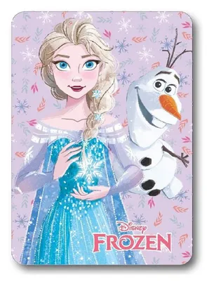 Produktbild von Elsa und Olaf Fleecedecke Kuscheldecke 100 x 140 cm