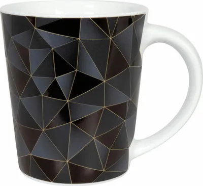 Produktbild von Könitz Becher Shades of black, Kaffeebecher, Tasse, Kaffeetasse, Porzellan, 380 ml, 11 1 134 2631