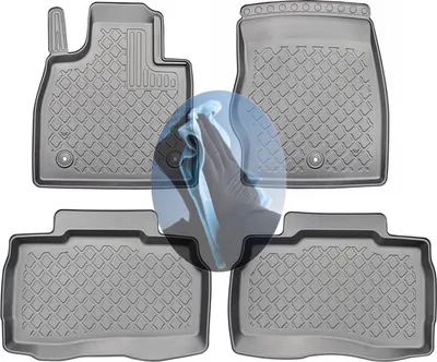 Produktbild von Z522275 TPE-Gummifußmatten kompatibel mit  Ford Explorer Plug-In-Hybrid ST-Line VI 6 Steilheck Geländewagen SUV 5-türer 2020-