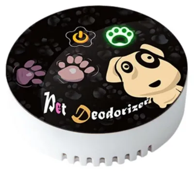 Immagine prodotto di INF Purificatore Odori per Animali a Doppio Nucleo – Silenzioso, Alimentazione USB o Batterie, Senza Filtro