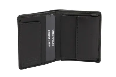 Produktbild von LEAS Minibörse extra dünn Echt-Leder, schwarz Mini-Edition