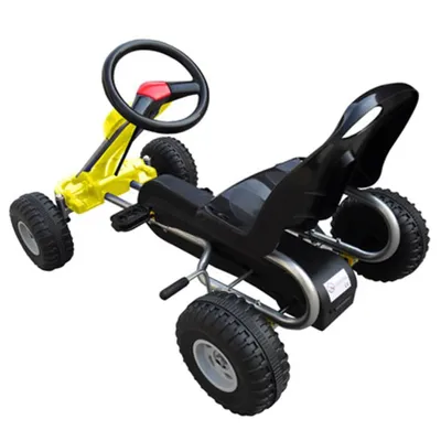 Immagine prodotto di Go Kart Cavalcabile a Pedali Giallo