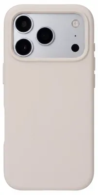 Productafbeelding van Accezz Liquid Silicone Backcover met MagSafe voor de Apple iPhone 18 Pro / 17 Pro - Stone, AI-gegenereerde afbeelding