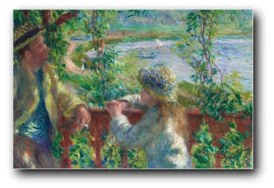 Produktbild von Kunstdruck „Am See“ von Pierre-Auguste Renoir – 30 x 45 cm – ungerahmt