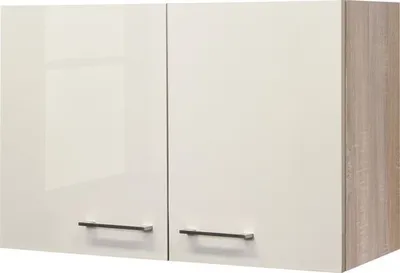 Obrázok produktu pre Kuchynská skrinka horná s dvierkami Flex Well Nepal šírka 80 cm kašmírový odtieň lesklý