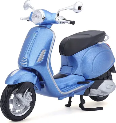 Produktbild von Maisto 32721 - Modellroller - Vespa Roller Primavera 150 (blau, Maßstab 1:12)