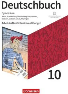 Produktbild von Deutschbuch Gymnasium 10. Schuljahr. Berlin, Brandenburg, Mecklenburg-Vorpommern, Sachsen, Sachsen-Anhalt und Thüringen - Arbeitsheft mit interaktiven Lösungen online