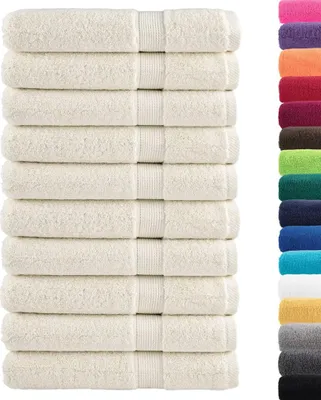 Produktbild von vidaXL Premium-Saunatücher SOLUND 10 Stk. Cremeweiß 80x200 cm 600 g/m²