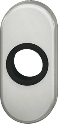 Produktbild von FSB Drückerrosette 17 1758 oval, Aluminium silber eloxiert