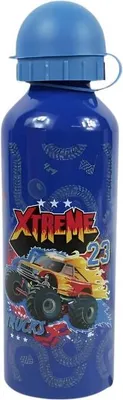 Zdjęcie produktu dla Dziecięca metalowa butelka XTREME 500 ml niebieska