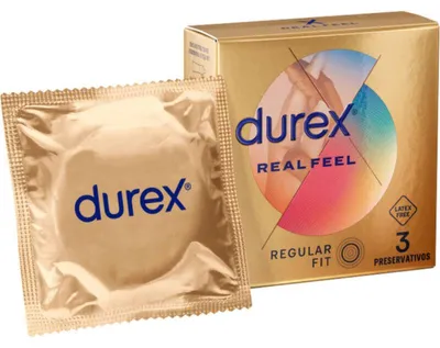 Immagine prodotto di Durex - Prémium Real Feel preservativi confezione da 3 pz