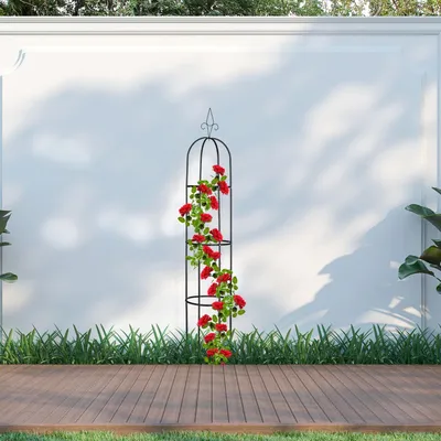 Zdjęcie produktu dla Obelisk ogrodowy 200 cm Czarny