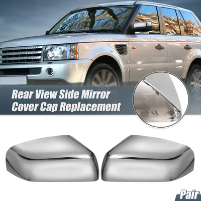 Image de Paire De Couvercles De Rétroviseur Latéral De Remplacement En Chrome pour Land Rover Range Rover Sport Discovery - Protection De Rétroviseur
