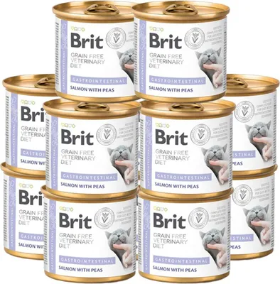 Produktbild von Brit GrainFree Diets Katzenfutter für den Magen-Darm-Trakt, 12 x 200 g