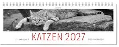 Zdjęcie produktu dla Kalendarz biurkowy z motywem kotów, rok 2027
