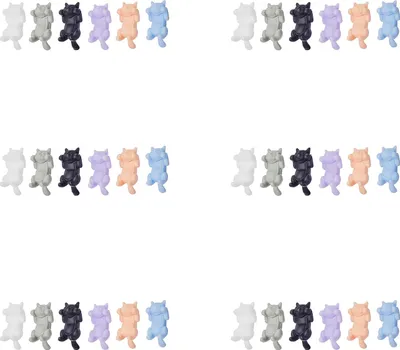 Produktbild von BUTLERS Glasmarker MY DRINK Katzen 4er-Set