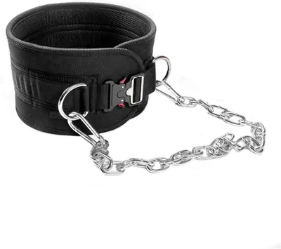 Productafbeelding van Gewichtsriem - Fitness riem - Kracht training - Verstelbare ketting - 47 inch - Metaal