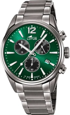 Produktbild von Lotus Herren Uhr Classic Luxus Elegant Edelstahl Armbanduhr grau UL18682/4
