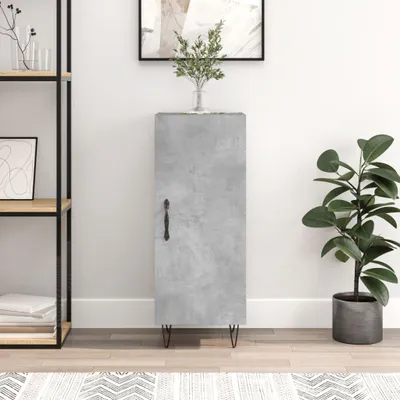 Produktbild von vidaXL Sideboard Betongrau 34,5x34x90 cm Holzwerkstoff