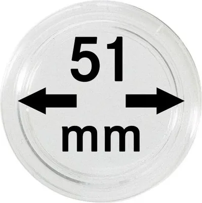 Produktbild von Lindner 2251051 Münzkapseln 51 mm-100er Pack